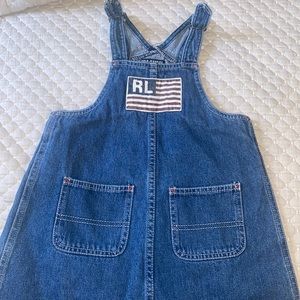 Vintage Ralph Lauren Denim Overall Dresss